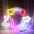 Party and daily life decorate advertising neon logo sign custom led cute cartoon light up neon logo sign letter